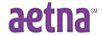 Aetna logo in purple.