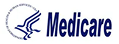 Medicare logo with a blue text.