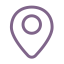 Purple location pin.