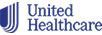 United Healthcare logo with blue design and text.
