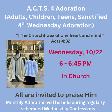 ACTS adoration