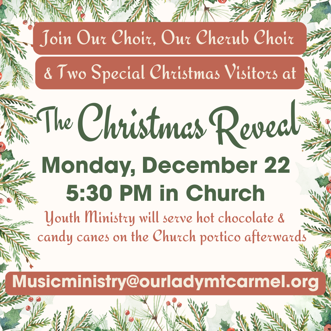 Christmas reveal monday 22nd