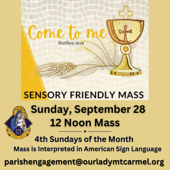 Sensory Friendly Mass