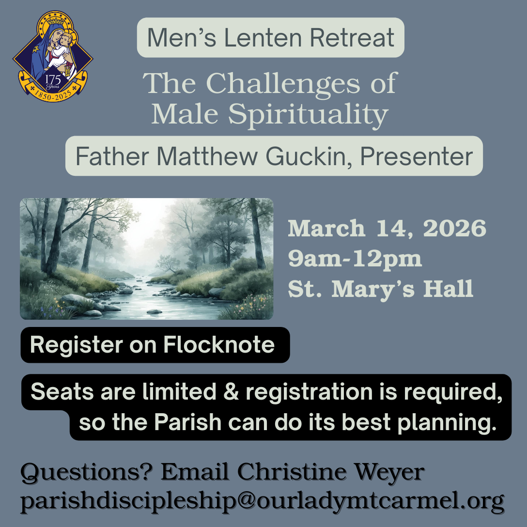 Challenges of male Spirituality March 14th