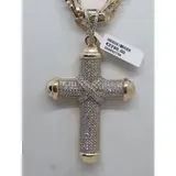 kruis bedel goud met diamant