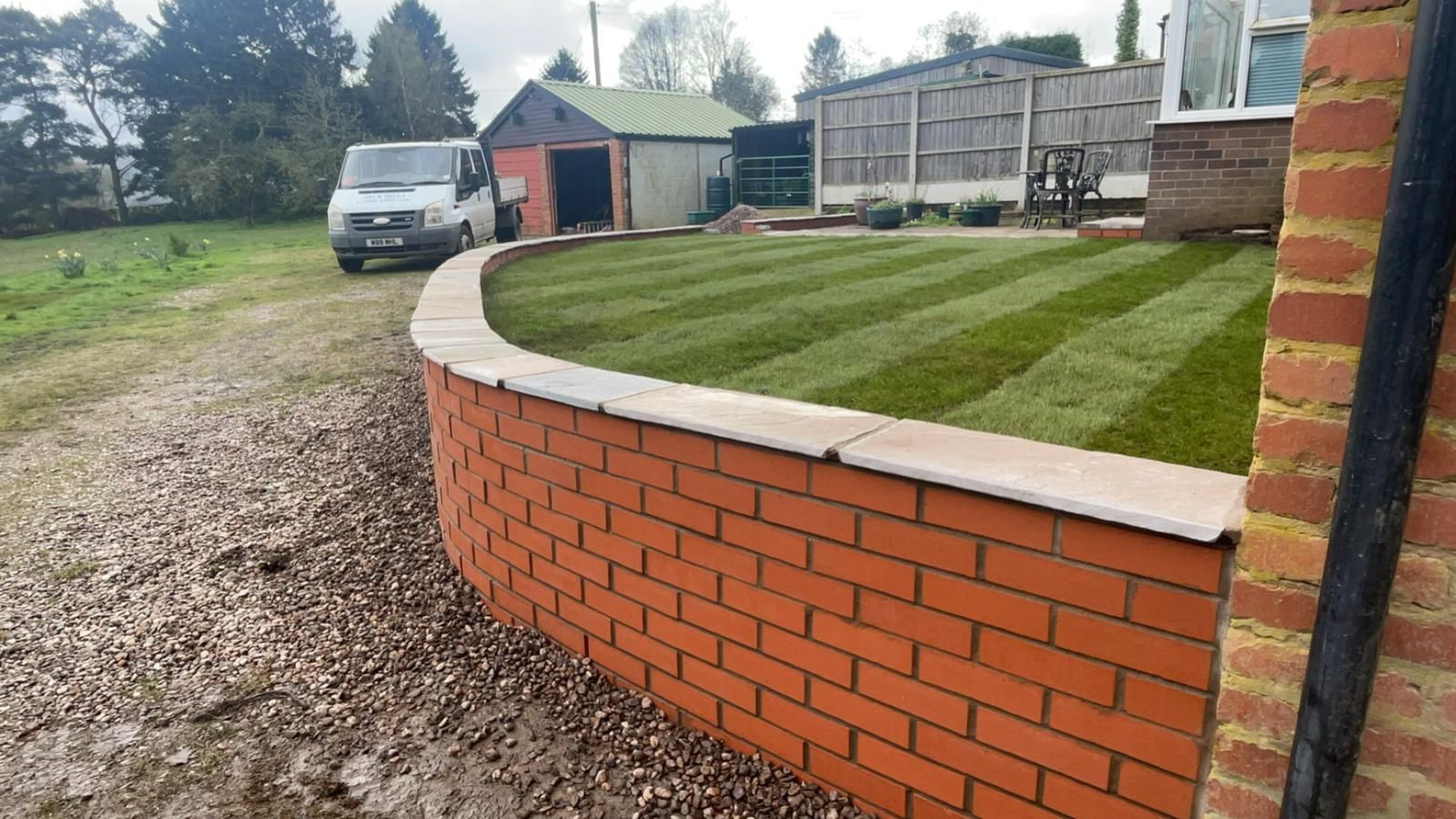 Soft landscaping and brickwork in Shrewsbury