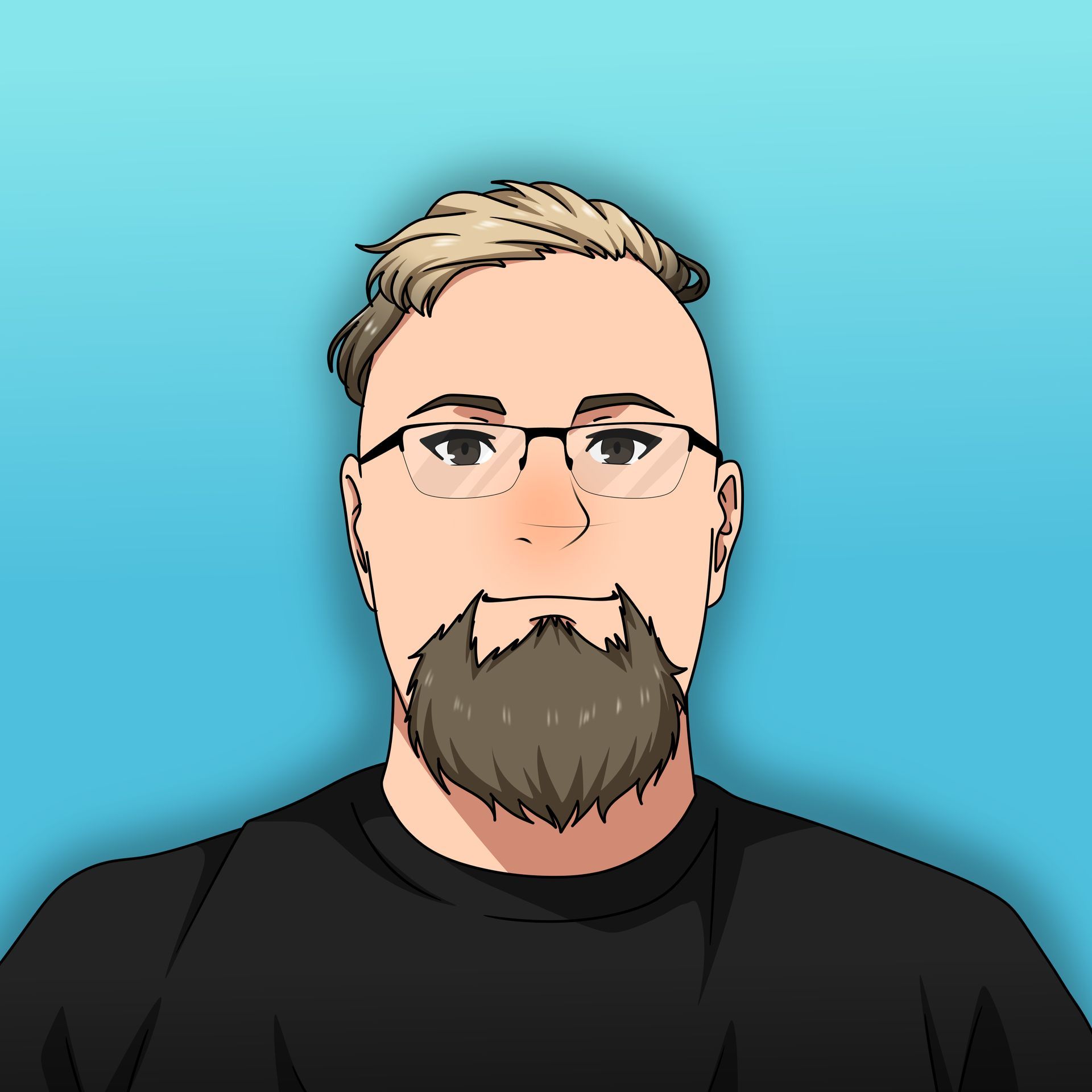 A pixel art drawing of a woman wearing a necklace