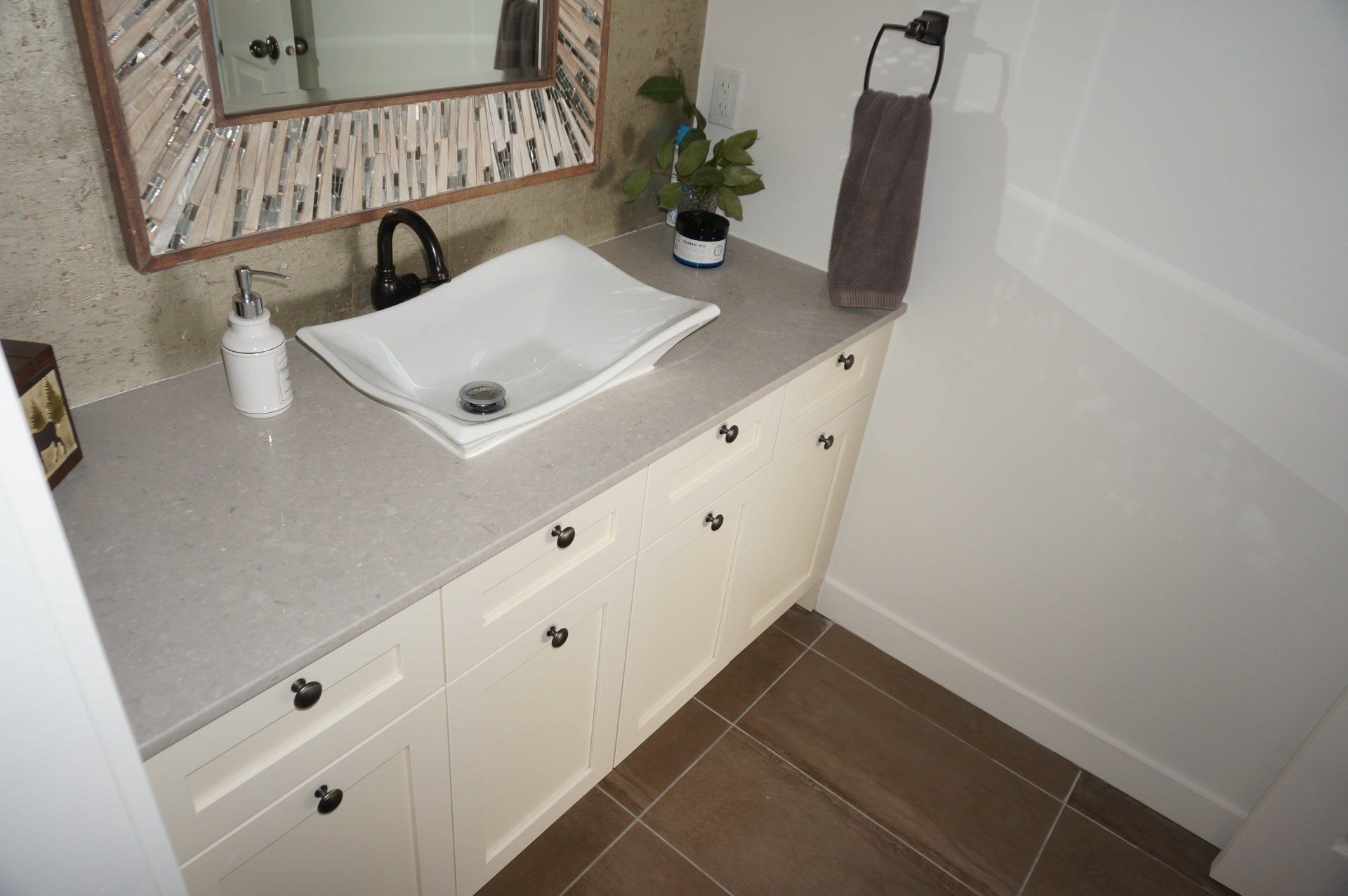 comptoir salle de bain