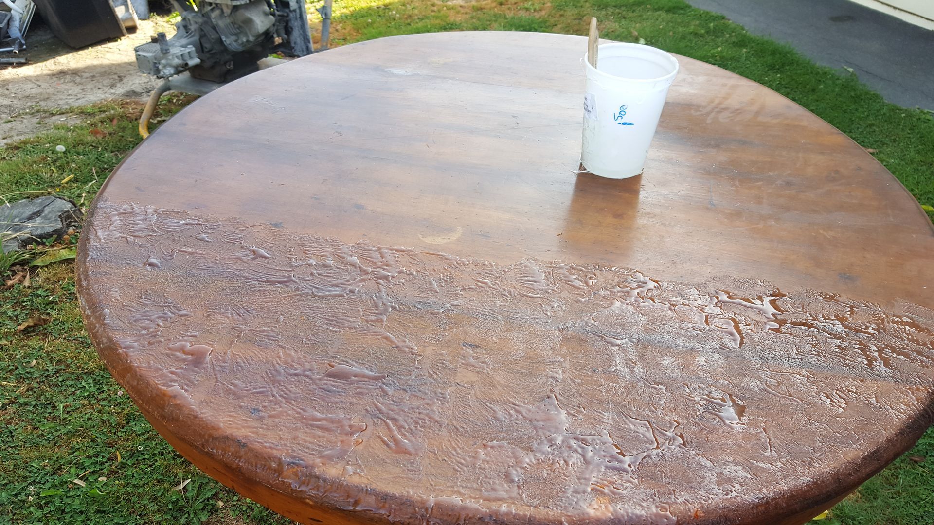 Coffee Table Varnish Strip