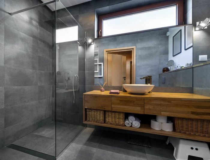 Modern Bathroom Design — Aberdeen, WA — Hultman Construction Inc.
