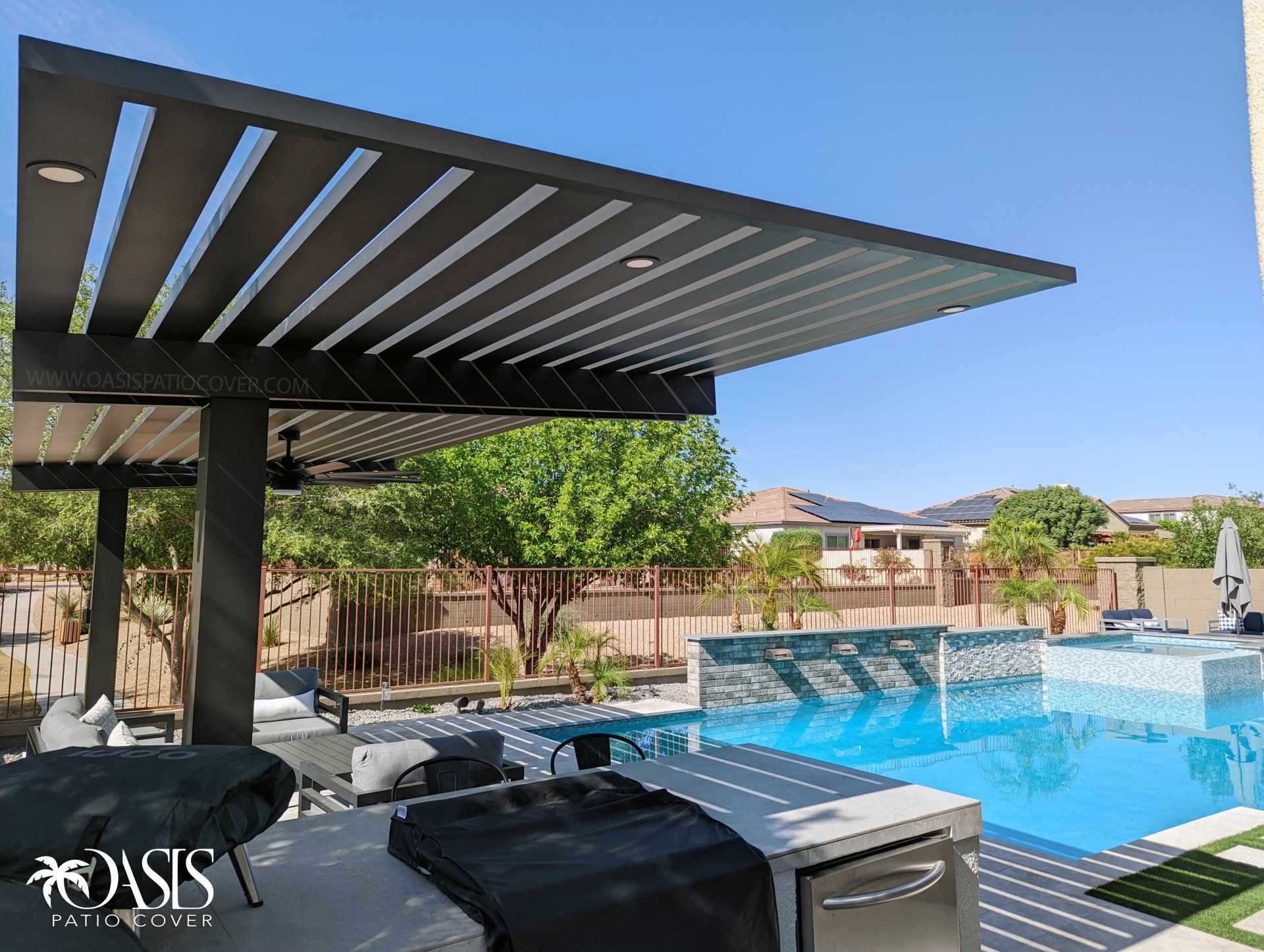 Oasis Patio Cover 4K Aluminum NextGen Shade Structures