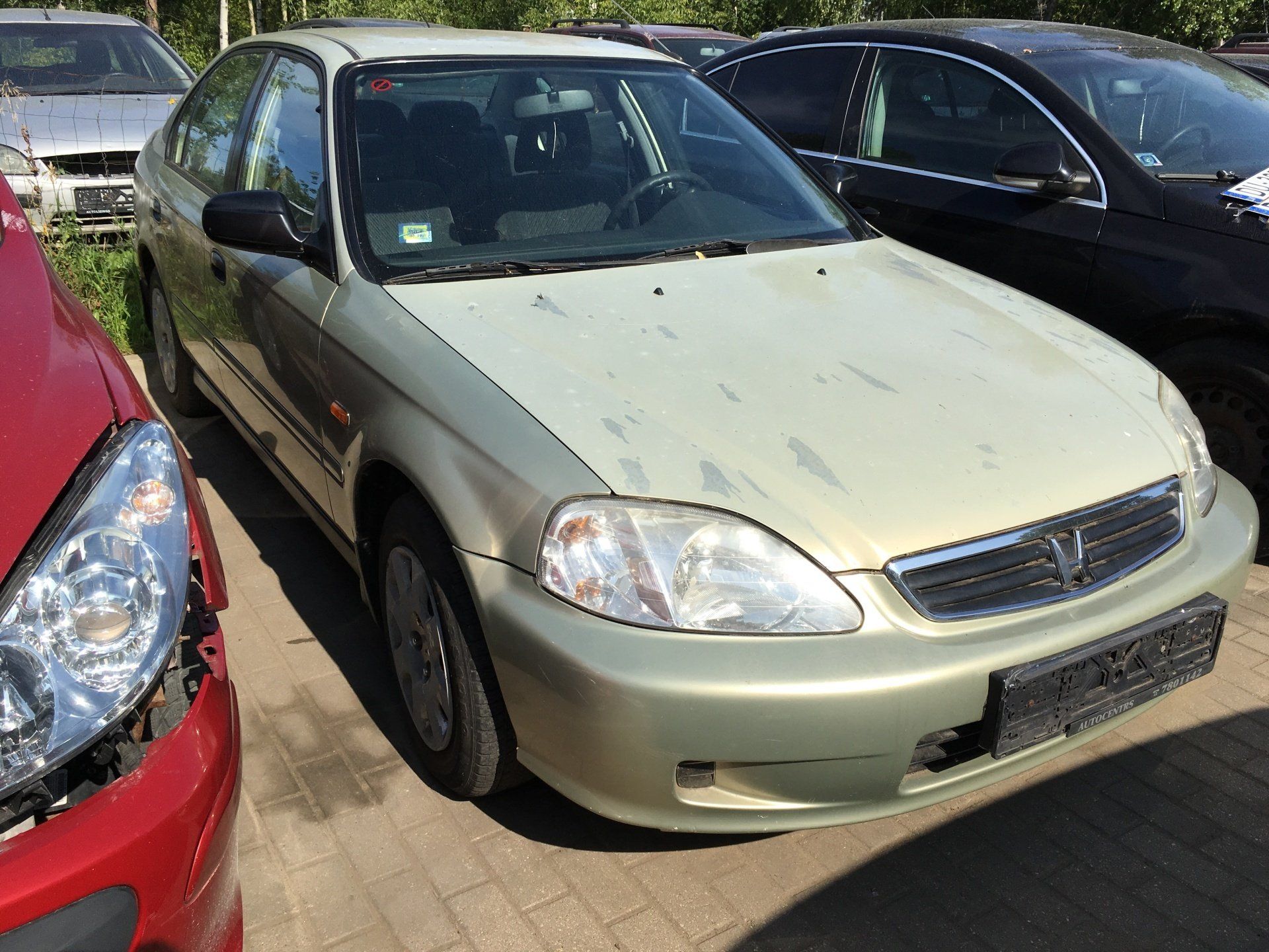 Honda civic pelēkā krāsā