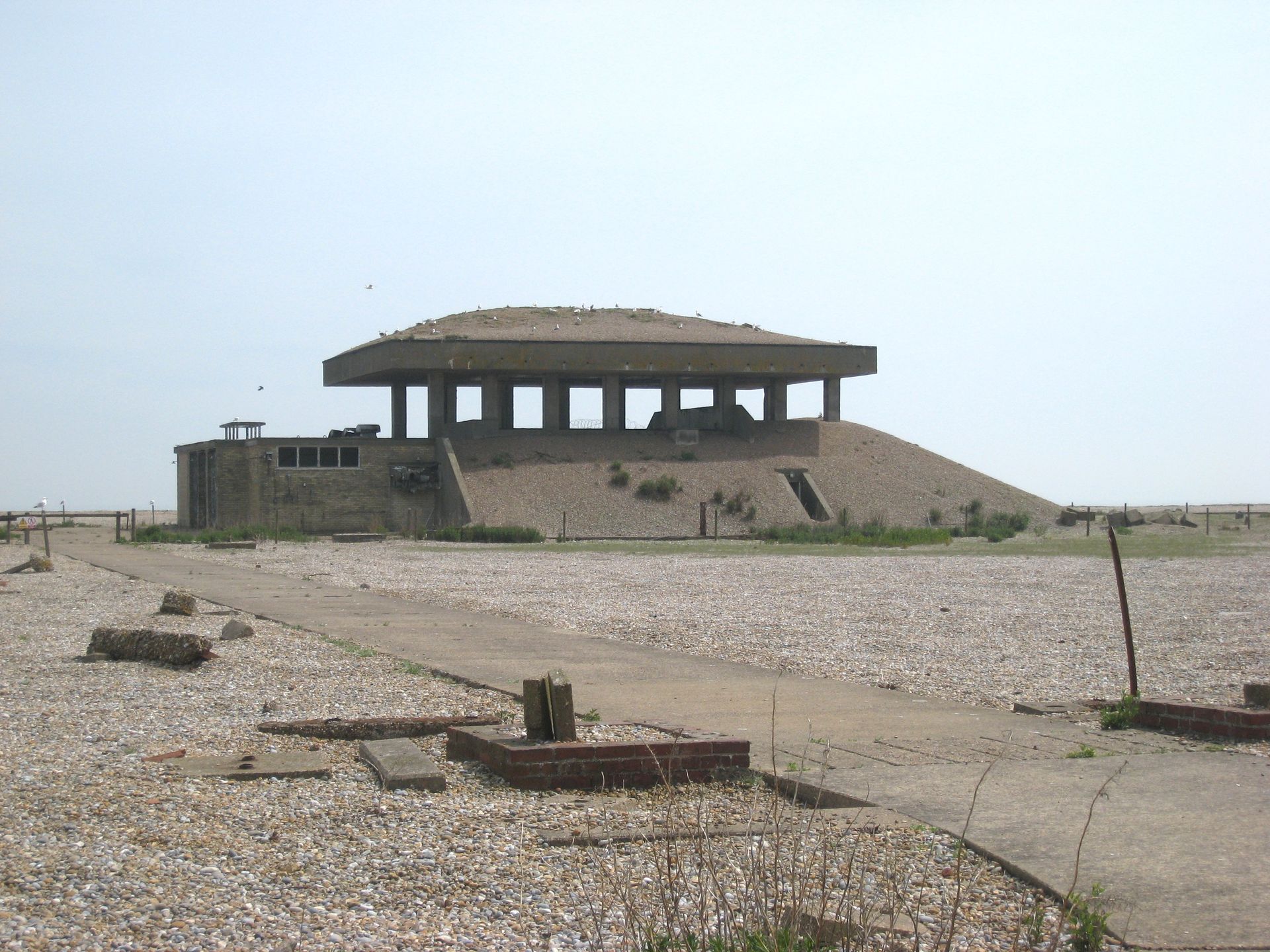 A Cold War weapons-testing facility on Orford Ness.