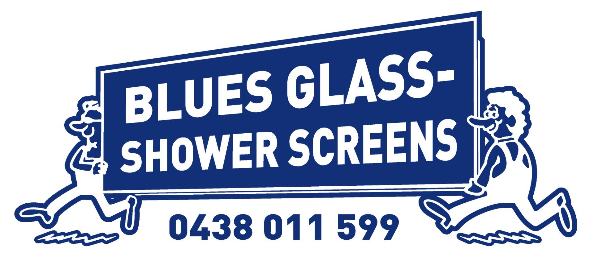 Blue Glass Shower Screens
