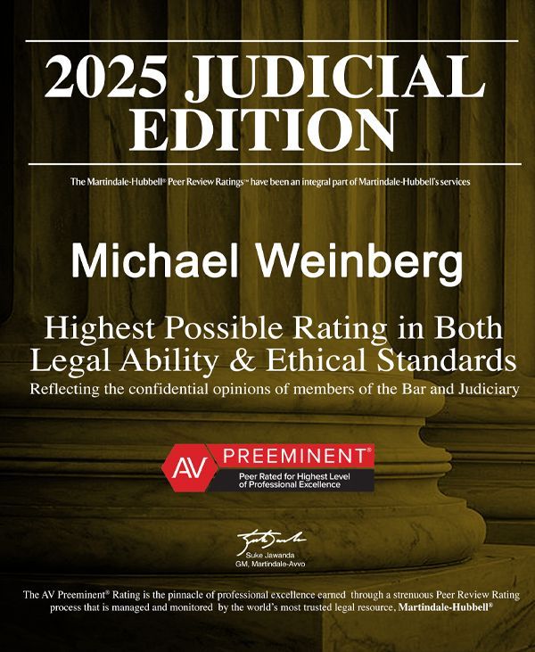 Badge- 2025 AV  Preeminent Martindale Hubbell - Judicial Edition