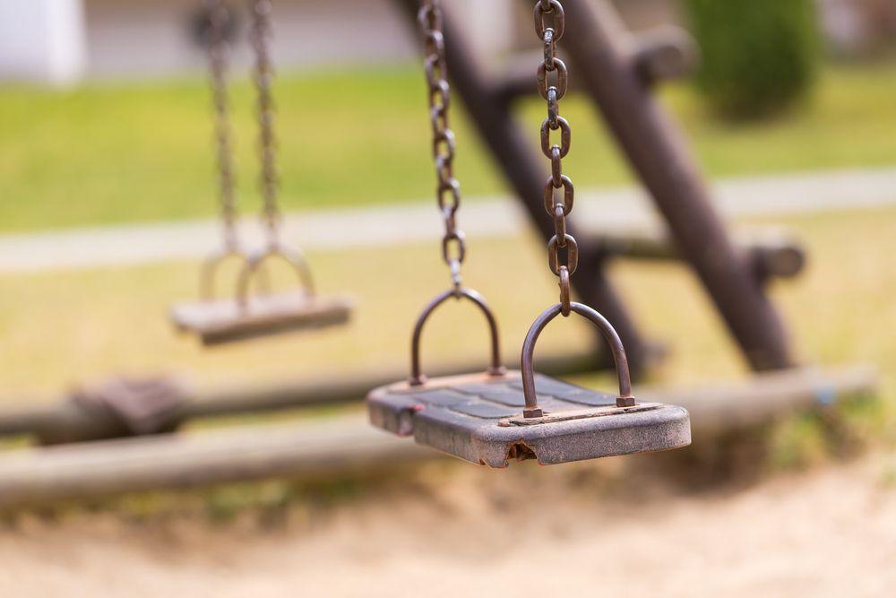Empty Old Swing