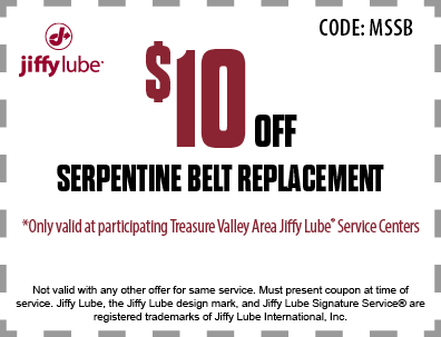 jiffy lube serpentine belt coupon