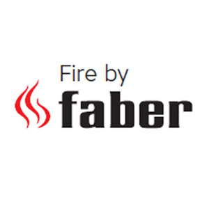 Un logotipo para Fire de Faber con una S roja sobre él.