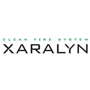 Un logotipo para una empresa llamada Clean Fire System Karalyn.