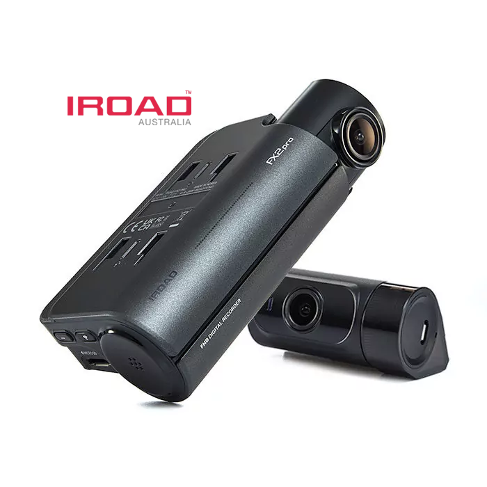 Black Dash Camera With Front Lens On A White Background — Hinterland Towbars in Yandina, QLD