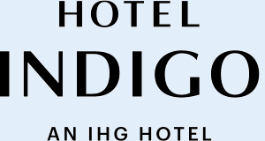 The logo for hotel indigo an ihg hotel