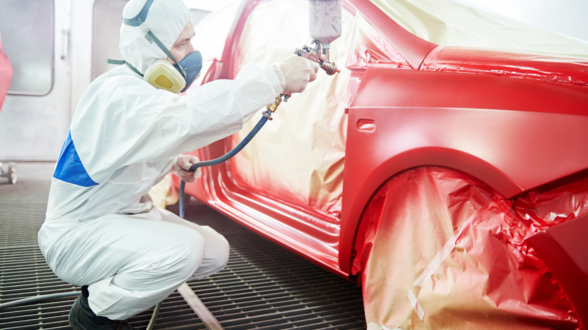 auto body frame painting