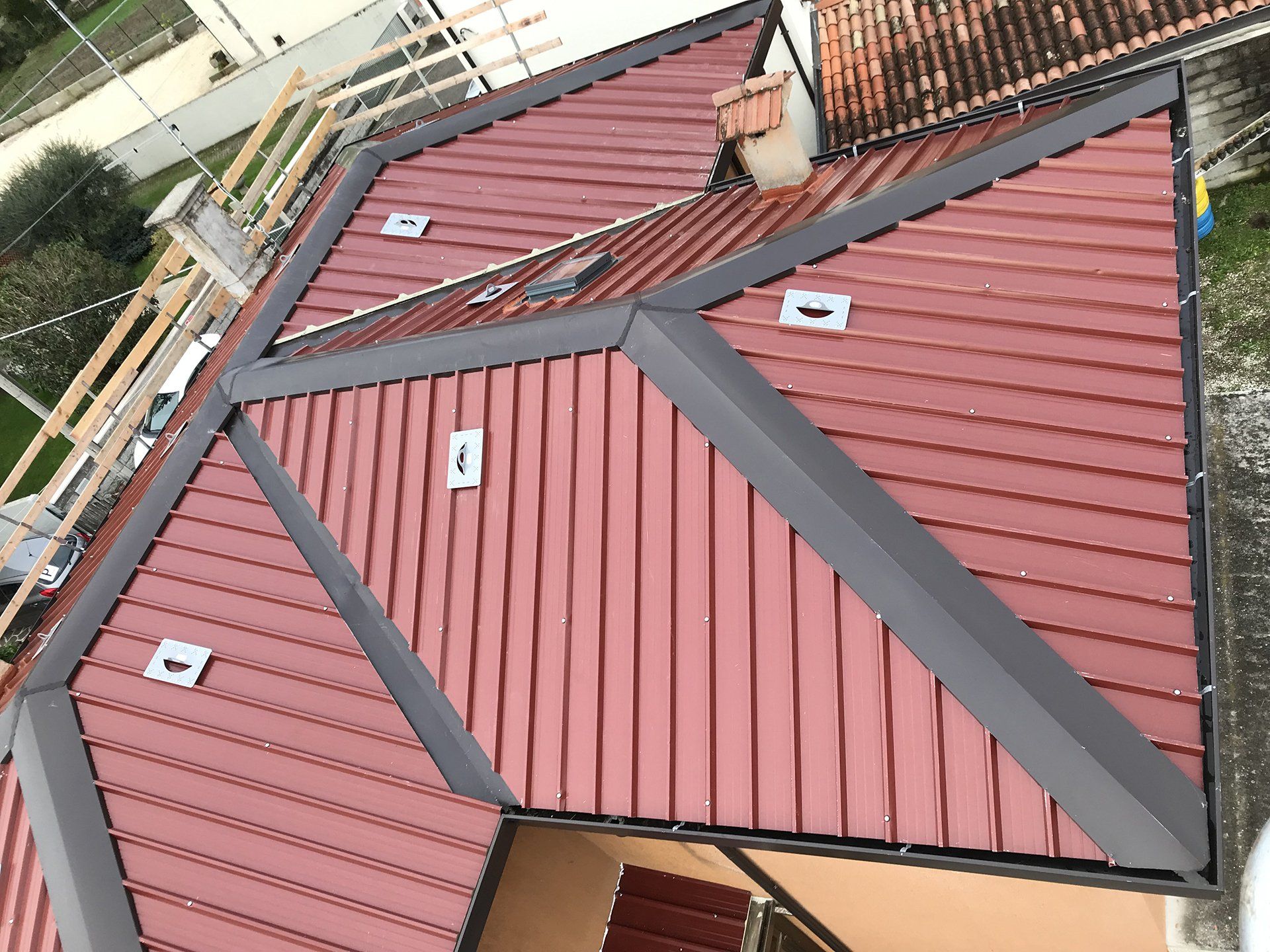 tetto coibentato copertura