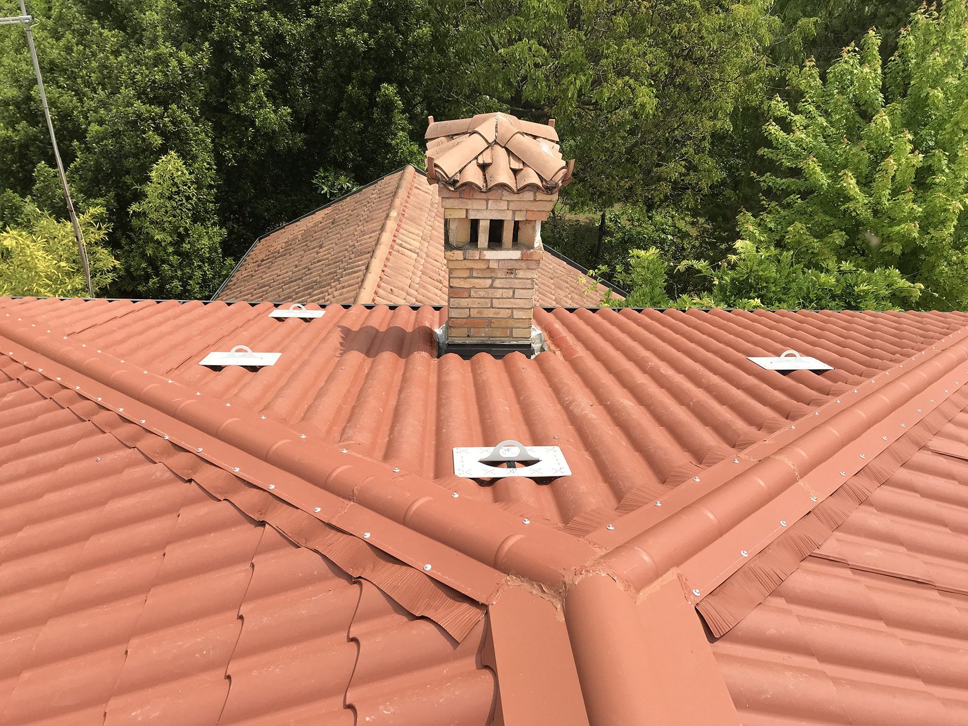 tetto coibentato copertura coppo