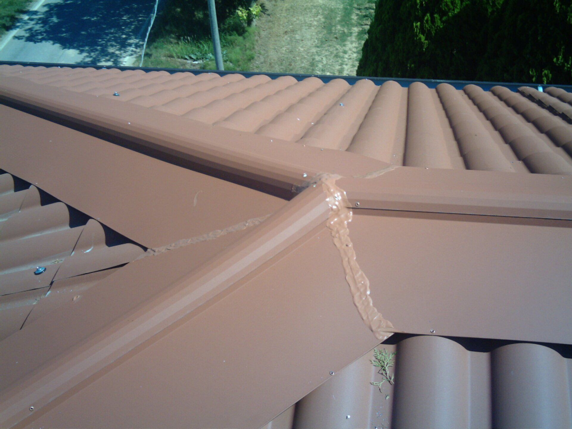 particolare di tetto privato