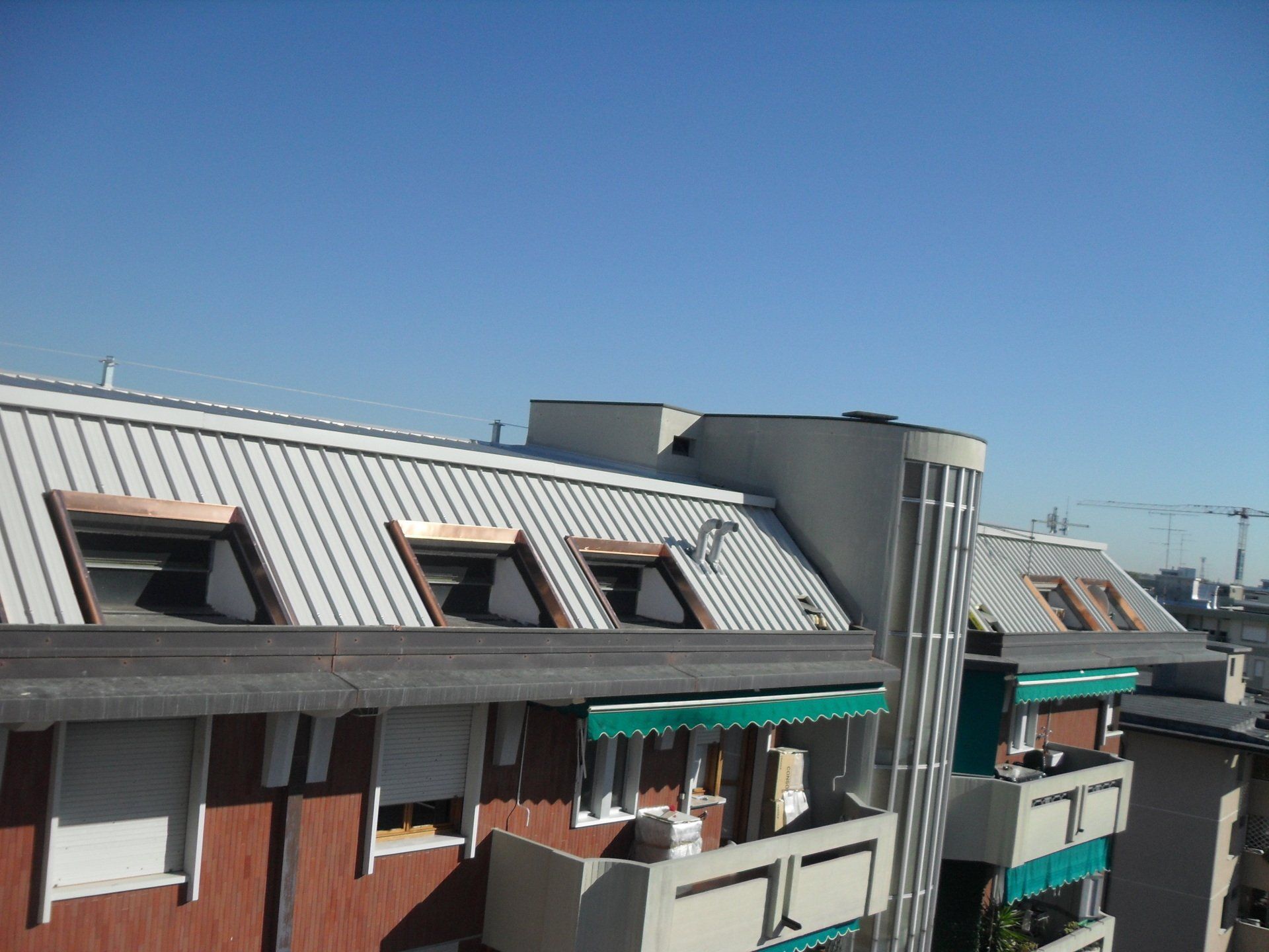 tetto di un condominio