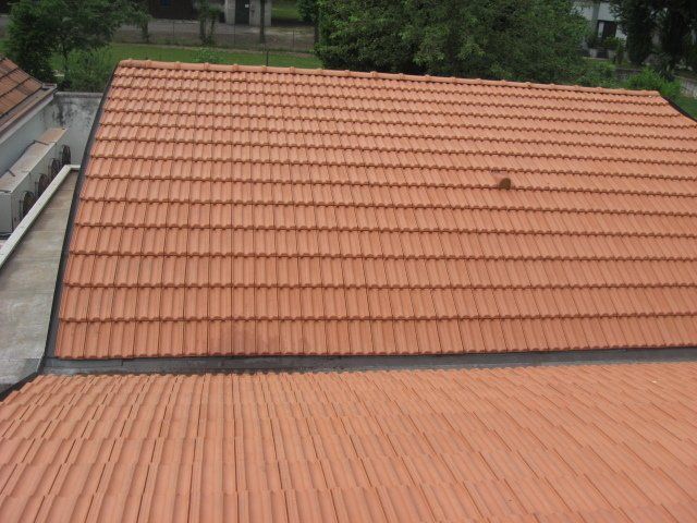 tetto con copertura impermeabilizzato