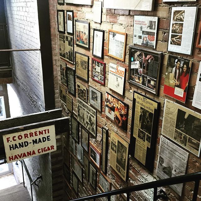 Frank Correnti Cigars wall of photos