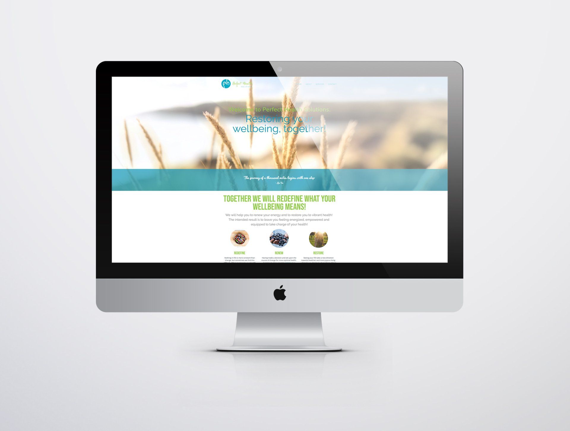 Perfect Health Solutions website