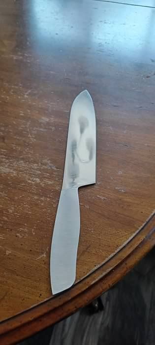 A Forged Butcher Knife for Kitchen Cutlery
