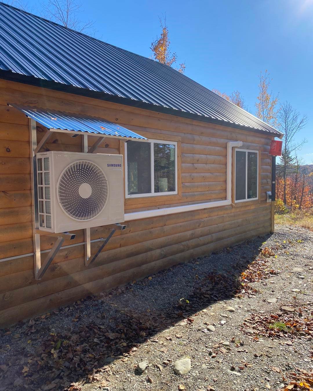 protec heat pump wall mount exterior