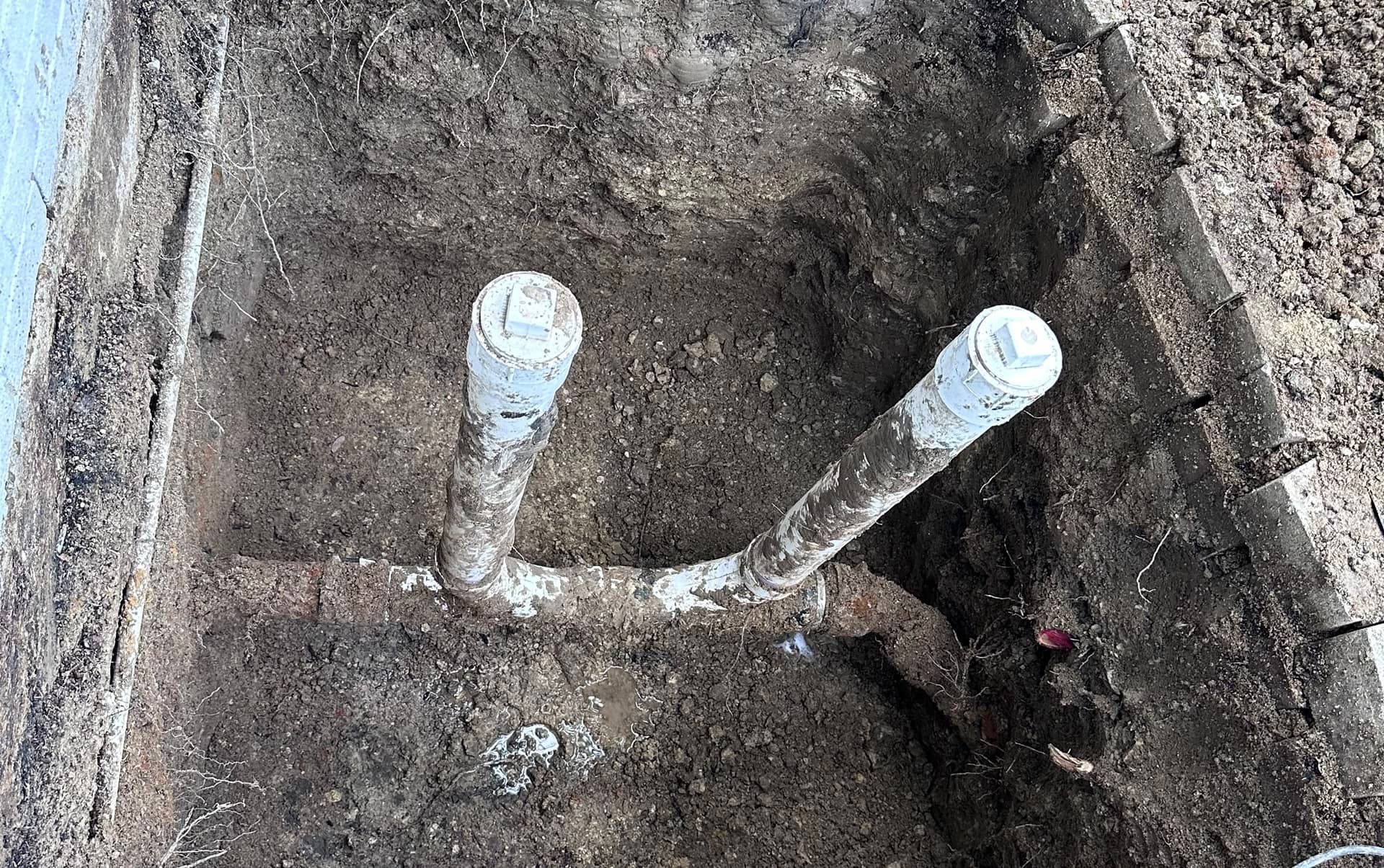 Rust on the old manhole cover 
