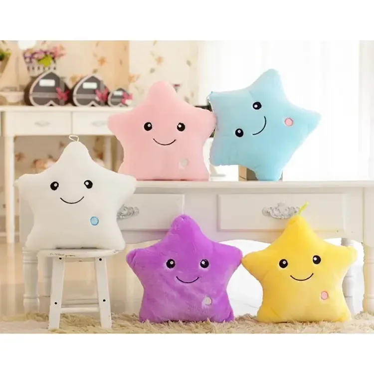 Birthday Light up Star - Plush Toy Pillow