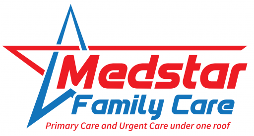 The logo for medstar family care primary care and urgent care under one roof