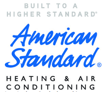 American Standard logo in blue, text: 