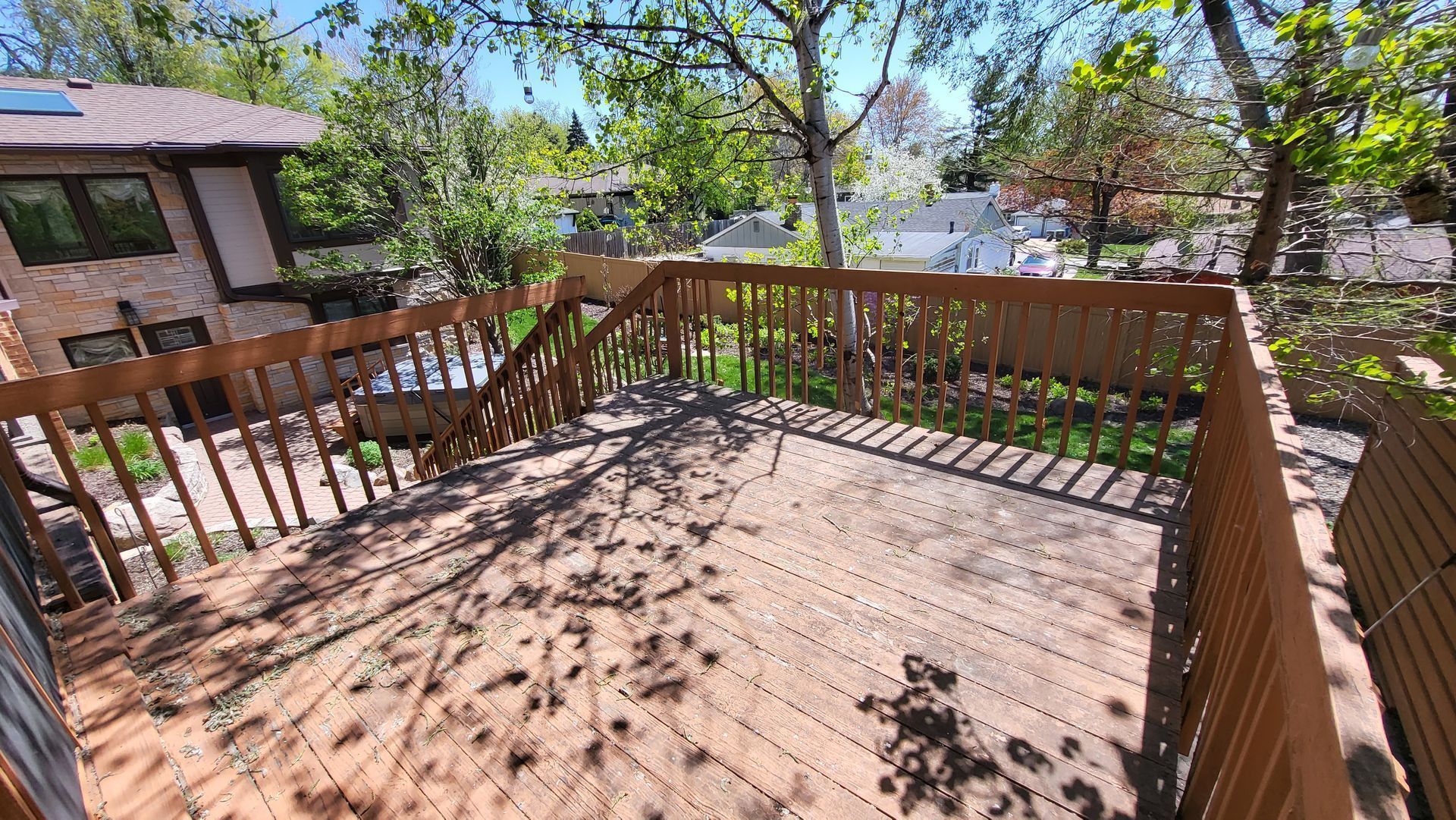 Des Moines Deck Before