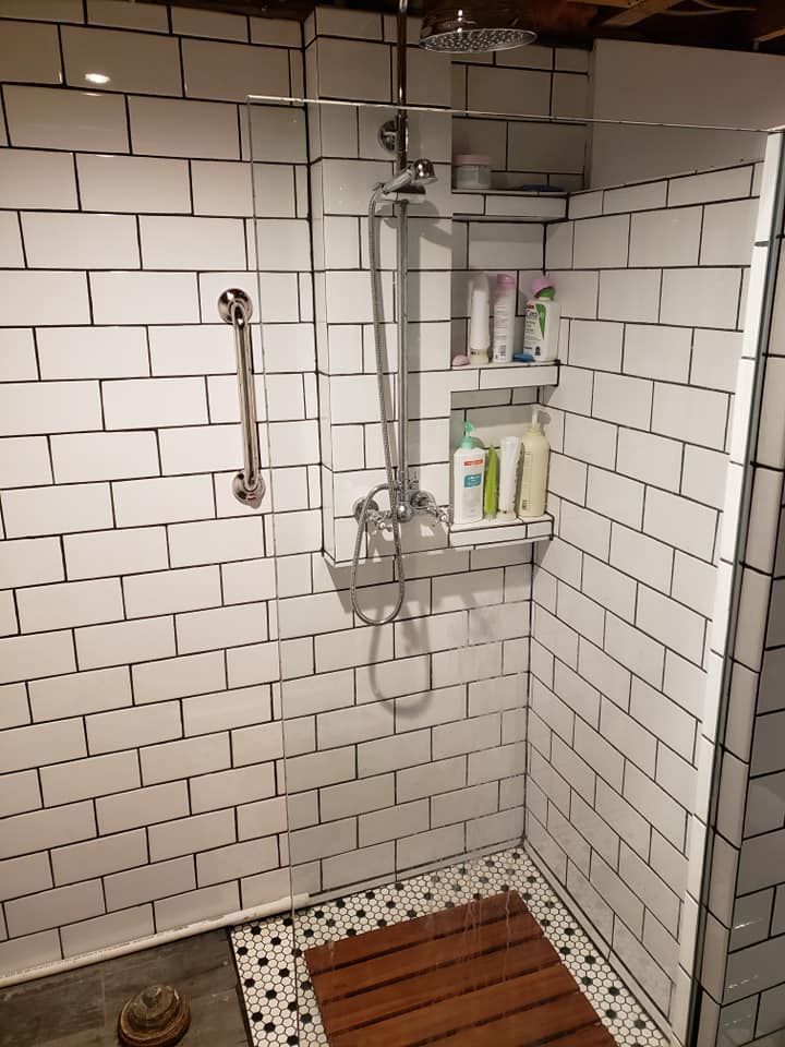 Ames Iowa basement bathroom