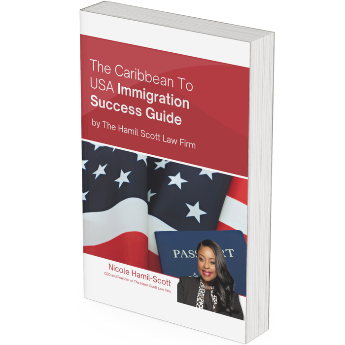 A book titled the caribbean to usa immigration success guide