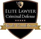 The logo for elite lawyer criminal defense nicole hamil-scott.