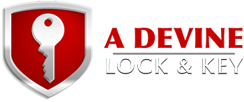 A Devine Lock & Key Logo