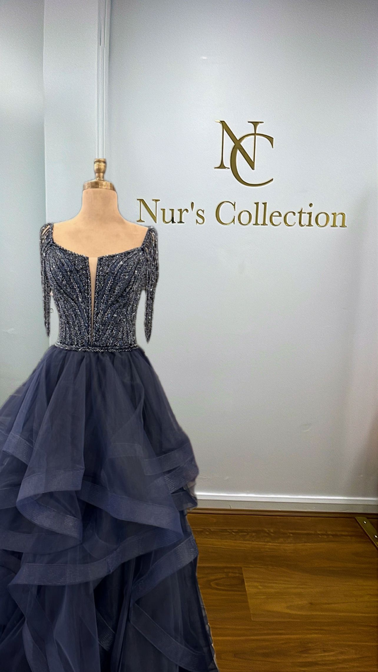 A Purple Dress is on a Mannequin in a Room β Nur's Collection In Rockdale, NSW