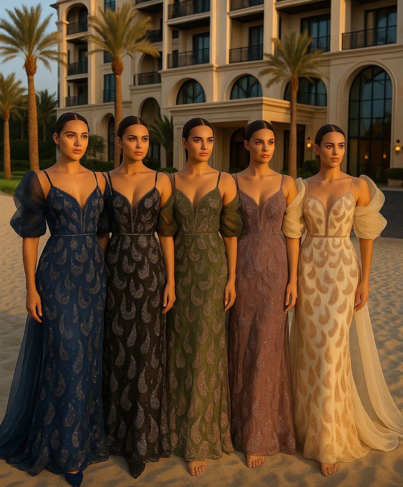 A Woman in a Light Blue Sequin Dress β Nur's Collection In Rockdale, NSW