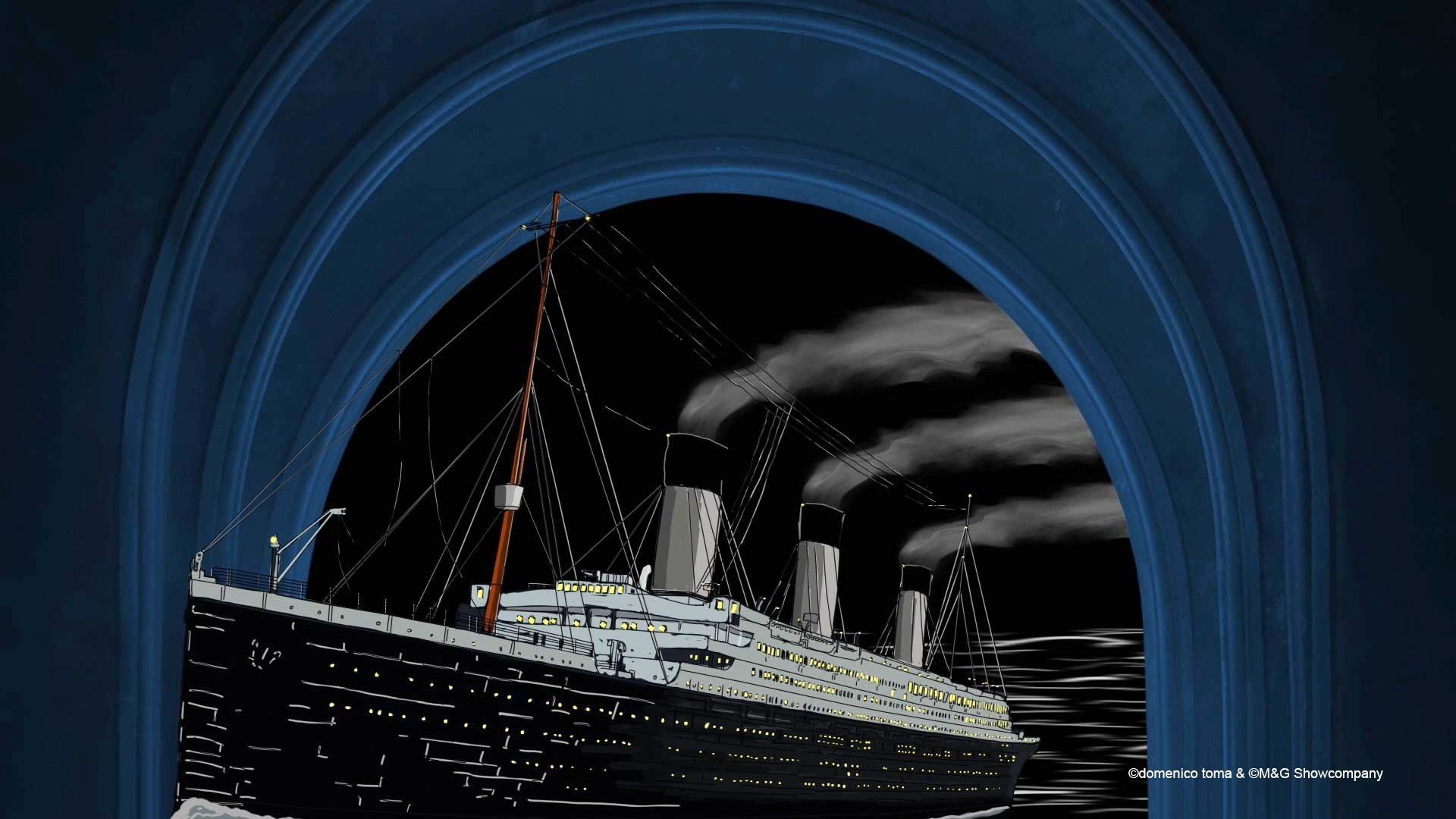 GLANZ AUF DEM VULKAN - Videoanimationen von Domenico Toma - Eine Show über die 20er Jahre an diversen Orten wie Berlin oder New York.