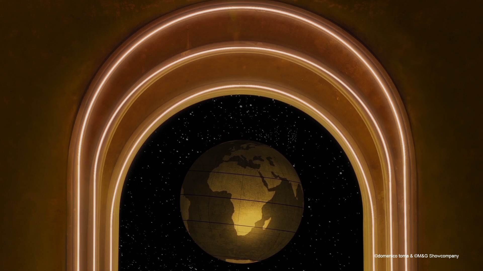 GLANZ AUF DEM VULKAN - Videoanimationen von Domenico Toma - Eine Show über die 20er Jahre an diversen Orten wie Berlin oder New York.