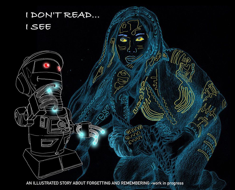 Sebastiano Toma, the new graphic novel: I don´t read, I see