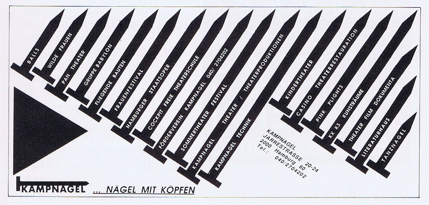Sebastiano Toma, Kampnagel Hamburg, Fliegende Bauten Zelttheater